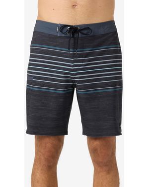 O'neill Sportswear Hyperfreak Heat Stripe Scallop Board Short - Blue
