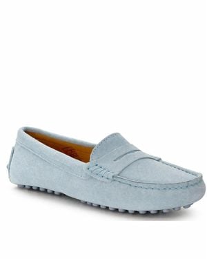 Menina Step Oporto Moccasin Loafer - Blue