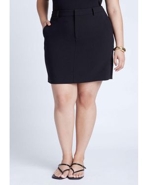 Eloquii The 365 Mini Skirt - Blue