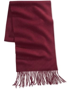 Club Room Solid Cashmere Scarf, Created For Macy's - Red
