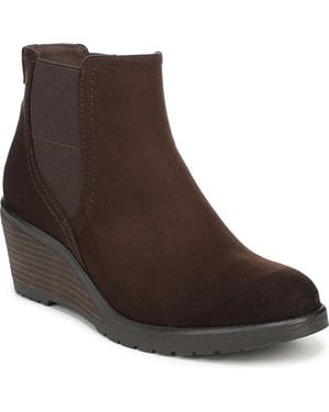 Dr. Scholls Camden Chelsea Wedge Short Boots - Brown