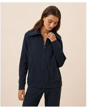 Pact Organic Cotton Roam Travel Jacket - Blue