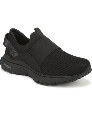 Ryka Jumpstart Knit Running Inspired Slip-on Sneakers - Black