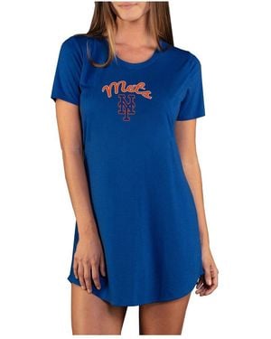 Concepts Sport New York Mets Marathon Knit Nightshirt - Blue