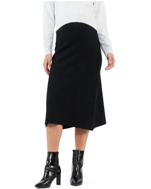 Ripe Maternity Maternity A-line Knit Skirt - Black