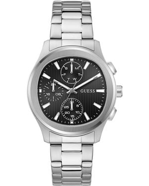 Guess Tone Stainles Steel Multi-function Watch - Metallic