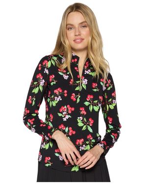 G Lifestyle Clothing G Lifestyle Long Sleeve Mock Neck Top - Multicolor