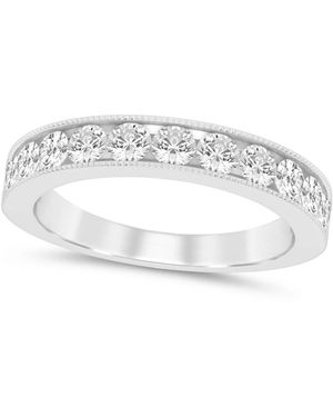 Macy's Lab-grown Diamond Channel Set Ring (1 Ct. T.w. - White