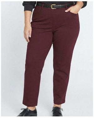 UNIVERSAL STANDARD Plus Size Cigarette Ponte Pants - Red