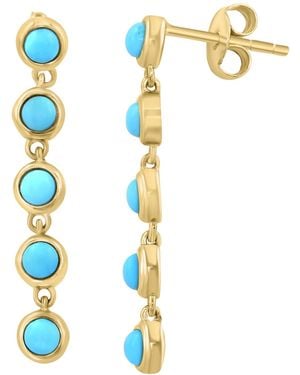 Effy Turquoise Earrings - Blue