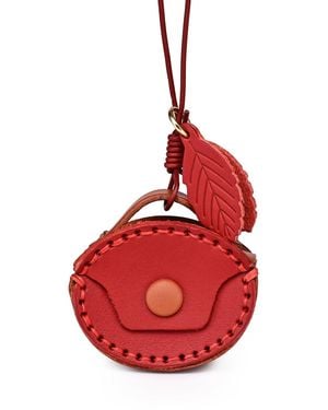 Old Trend Oval Mini Handcrafted Charm - Red