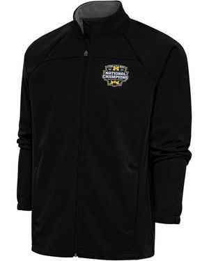 Antigua Michigan Wolverines College Football Playoff 2023 National Champions Links Full-zip Golf Jacket - Black