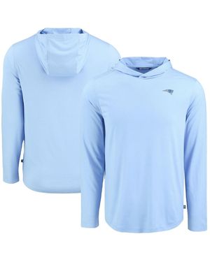 Cutter & Buck New England Patriots Coastline Epic Comfort Eco Hoodie - Blue