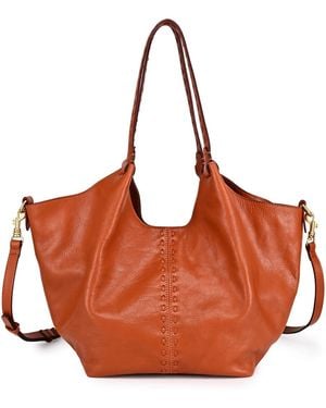 Old Trend Magnolia Handwoven Small Tote Bag - Brown