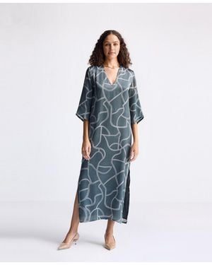REISTOR Maxi Dress - Blue