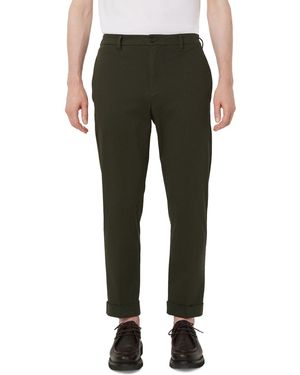 Frank And Oak Tapered-fit Stretch Chino Pants - Green