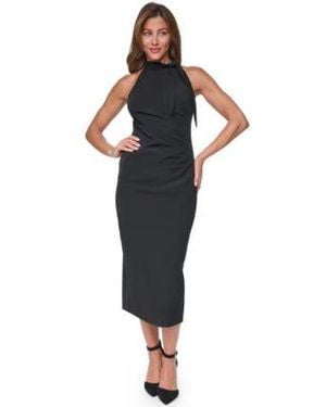 Vince Camuto Crepe Bodycon Dress - Black
