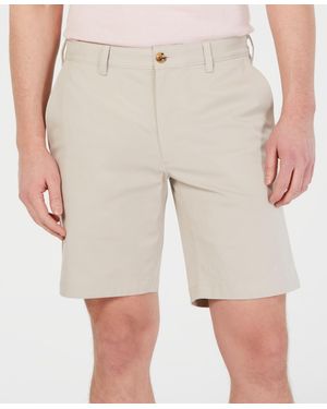 Club Room Regular-fit 9" 4-way Stretch Shorts - Natural