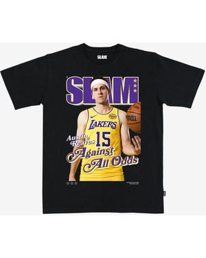 Slam And Austin Reaves Los Angeles Lakers Cover T-shirt - Black