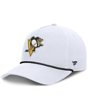 Fanatics Pittsburgh Penguins Rope A-frame Adjustable Hat - White