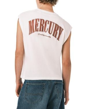 Buffalo David Bitton Boxy Cropped Silhouette T-shirt - White