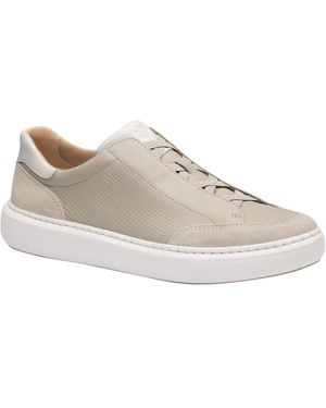 Johnston & Murphy Anders Stretch Round-toe Shoes - White