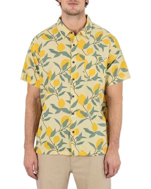 Hurley Rincon Short Sleeve Shirt - Yellow