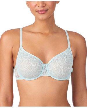 DKNY Modern Lace Sheer Demi Bra - Blue