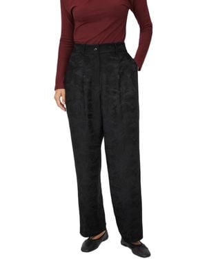 Masai Maperli Jacquard Textured Pants - Black