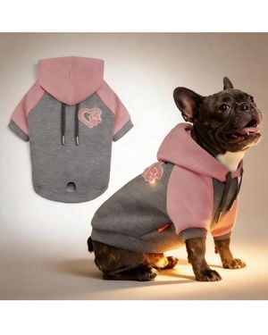 Aronkl Dog Hoodie Stretchy Warm Pet Sweatshirt - Multicolor