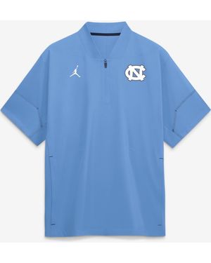 Nike Carolina Blue North Carolina Tar Heels 2026 Sideline Short Sleeve Quarter-zip Coach Jacket