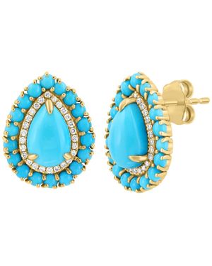 Effy Turquoise & Diamond (2/5 Ct. T.w. - Blue