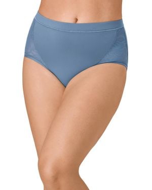 Bali 's Coolest Smoothing High-waist Brief Underwear Dfcsbf - Blue