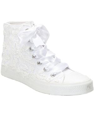 Forever & Always Shoes Isolde Lace High Top Bridal Sneaker - White