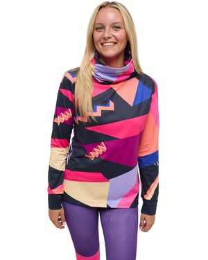 OOSC High Neck Baselayer Top Hotstepper - White