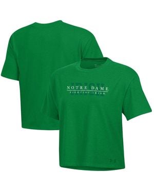 Under Armour Notre Dame Fighting Irish Boxy Icon T-shirt - Green