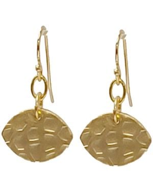Minu Jewels Tone Open Drop Earrings - White