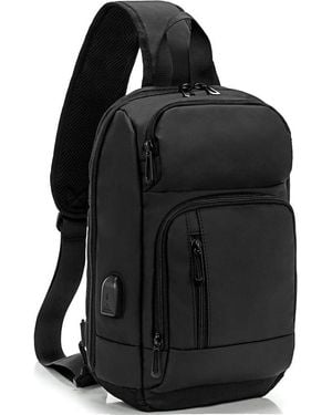 Wosofe 14 Inch Sling Bag - Black
