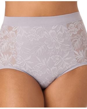 Bali Breathe Lace High-rise Brief Underwear Dfclbf - Purple