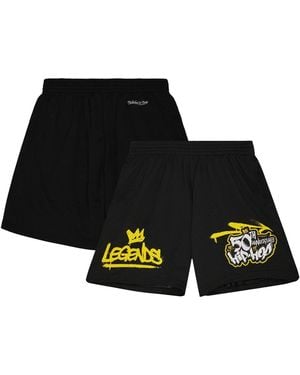 Mitchell & Ness 50th Anniversary Of Hip-hop Legends Shorts - Black