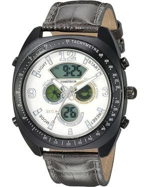 Timetech Sport Multi-function Tachymeter Wrist Watch - Black