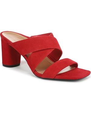 Vionic Merlot Slide Sandals - Red