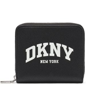 DKNY Hadlee Zipper Around Wallet - Black