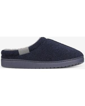 Weatherproof Slip-on Clog Slippers - Blue