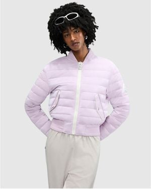 Alpenhaus Cluza Reversable Quilted Bomber Jacket - Purple
