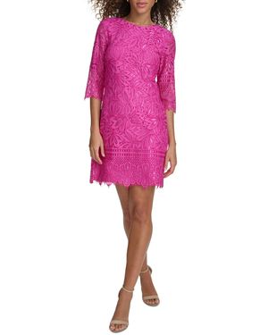 Kensie Lace Sheath Dress in Purple | Lyst Kensie Lace Sheath Dress in Purple | Lyst