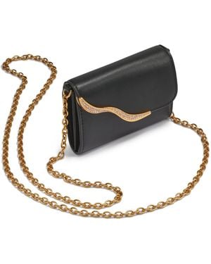 Donna Karan Malverne Pave String Wallet - Black