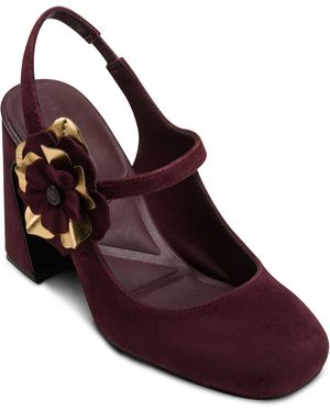 KARL LAGERFELD Pierra Slingback Pumps - Red