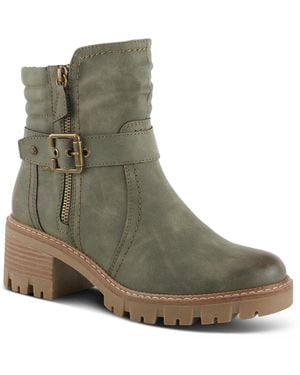 Spring Step Smokies Lug Sole Booties - Green