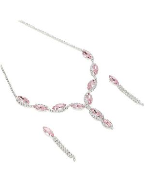 SOH Marquise Jewelry Set - Metallic